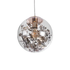 glo-01511-01511_6 GLOBOSTAR® HARPER 01511 ΜΟΝΤΕΡΝΟ ΚΡΕΜΑΣΤΟ ΦΩΤΙΣΤΙΚΟ ΜΠΑΛΑ ΜΟΝΟΦΩΤΟ 1 X E27 IP20 ΔΙΑΦΑΝΟ ΓΥ