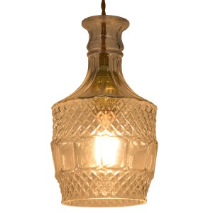glo-01513-01513_2 GLOBOSTAR® WHISKEY 01513 VINTAGE ΚΡΕΜΑΣΤΟ ΦΩΤΙΣΤΙΚΟ ΑΝΑΡΤΗΣΗ ΜΟΝΟΦΩΤΟ 1 X E27 IP20 ΔΙΑΦΑΝΟ