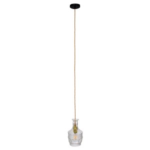 glo-01513-01513_3 GLOBOSTAR® WHISKEY 01513 VINTAGE ΚΡΕΜΑΣΤΟ ΦΩΤΙΣΤΙΚΟ ΑΝΑΡΤΗΣΗ ΜΟΝΟΦΩΤΟ 1 X E27 IP20 ΔΙΑΦΑΝΟ