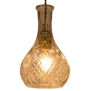 glo-01514-01514_2 GLOBOSTAR® WHISKEY 01514 VINTAGE ΚΡΕΜΑΣΤΟ ΦΩΤΙΣΤΙΚΟ ΑΝΑΡΤΗΣΗ ΜΟΝΟΦΩΤΟ 1 X E27 IP20 ΔΙΑΦΑΝΟ
