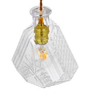 glo-01515-01515_4 GLOBOSTAR® WHISKEY 01515 VINTAGE ΚΡΕΜΑΣΤΟ ΦΩΤΙΣΤΙΚΟ ΑΝΑΡΤΗΣΗ ΜΟΝΟΦΩΤΟ 1 X E27 IP20 ΔΙΑΦΑΝΟ