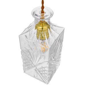 glo-01516-01516_4 GLOBOSTAR® WHISKEY 01516 VINTAGE ΚΡΕΜΑΣΤΟ ΦΩΤΙΣΤΙΚΟ ΑΝΑΡΤΗΣΗ ΜΟΝΟΦΩΤΟ 1 X E27 IP20 ΔΙΑΦΑΝΟ