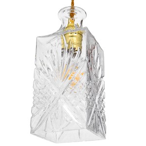 glo-01516-01516_6 GLOBOSTAR® WHISKEY 01516 VINTAGE ΚΡΕΜΑΣΤΟ ΦΩΤΙΣΤΙΚΟ ΑΝΑΡΤΗΣΗ ΜΟΝΟΦΩΤΟ 1 X E27 IP20 ΔΙΑΦΑΝΟ