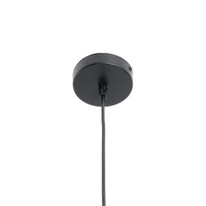 glo-01517-01517_10 GLOBOSTAR® BRONX 01517 ΜΟΝΤΕΡΝΟ ΚΡΕΜΑΣΤΟ ΦΩΤΙΣΤΙΚΟ ΚΑΠΕΛΟ ΜΟΝΟΦΩΤΟ 1 X E27 IP20 ΜΑΥΡΟ ΥΦΑΣ