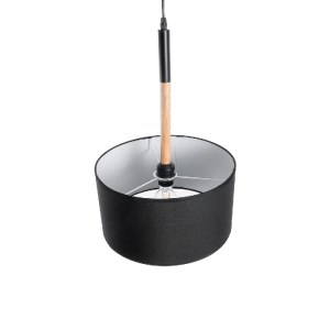 glo-01517-01517_7 GLOBOSTAR® BRONX 01517 ΜΟΝΤΕΡΝΟ ΚΡΕΜΑΣΤΟ ΦΩΤΙΣΤΙΚΟ ΚΑΠΕΛΟ ΜΟΝΟΦΩΤΟ 1 X E27 IP20 ΜΑΥΡΟ ΥΦΑΣ
