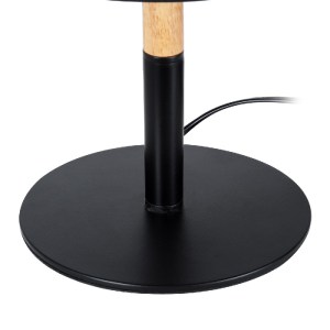glo-01519-01519_6 GLOBOSTAR® BRONX 01519 ΜΟΝΤΕΡΝΟ ΕΠΙΤΡΑΠΕΖΙΟ ΦΩΤΙΣΤΙΚΟ ΠΟΡΤΑΤΙΦ ΜΟΝΟΦΩΤΟ 1 X E27 ΜΑΥΡΟ ΜΕΤΑ