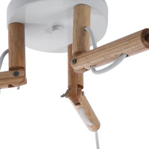 glo-01526-01526_10 GLOBOSTAR® RAMSON 01526 ΜΟΝΤΕΡΝΟ ΚΡΕΜΑΣΤΟ ΦΩΤΙΣΤΙΚΟ ΚΑΠΕΛΟ ΤΡΙΦΩΤΟ 3 X E27 IP20 ΛΕΥΚΟ ΥΦΑΣ