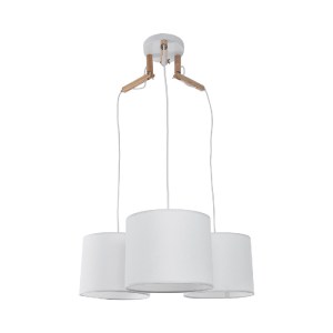 glo-01526-01526_4 GLOBOSTAR® RAMSON 01526 ΜΟΝΤΕΡΝΟ ΚΡΕΜΑΣΤΟ ΦΩΤΙΣΤΙΚΟ ΚΑΠΕΛΟ ΤΡΙΦΩΤΟ 3 X E27 IP20 ΛΕΥΚΟ ΥΦΑΣ