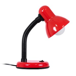 glo-01535-01535_4 GLOBOSTAR® STUDENT RED 01535 ΜΟΝΤΕΡΝΟ ΕΠΙΤΡΑΠΕΖΙΟ ΦΩΤΙΣΤΙΚΟ ΓΡΑΦΕΙΟΥ ΜΟΝΟΦΩΤΟ 1 X E27 ΚΟΚΚ