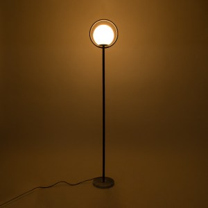 glo-01540-01540_3 GLOBOSTAR® VERSAILLES 01540 ΜΟΝΤΕΡΝΟ ΕΠΙΔΑΠΕΔΙΟ ΦΩΤΙΣΤΙΚΟ ΜΟΝΟΦΩΤΟ 1 X E27 IP20 ΜΑΥΡΟ ΑΛΟΥ