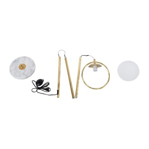 glo-01541-01541_7 GLOBOSTAR® VERSAILLES 01541 ΜΟΝΤΕΡΝΟ ΕΠΙΔΑΠΕΔΙΟ ΦΩΤΙΣΤΙΚΟ ΜΟΝΟΦΩΤΟ 1 X E27 IP20 ΧΡΥΣΟ ΑΛΟΥ