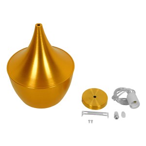 glo-01544-01544_6 GLOBOSTAR® SHANGHAI 01544 ΜΟΝΤΕΡΝΟ ΚΡΕΜΑΣΤΟ ΦΩΤΙΣΤΙΚΟ ΚΑΜΠΑΝΑ ΜΟΝΟΦΩΤΟ 1 X E27 IP20 ΧΡΥΣΟ 