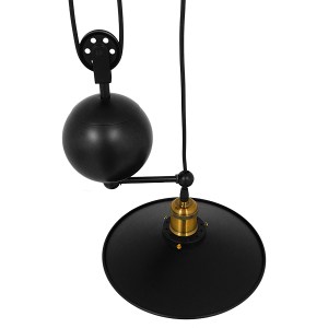 glo-01550-01550_5 GLOBOSTAR® CARILO 01550 VINTAGE ΚΡΕΜΑΣΤΟ ΦΩΤΙΣΤΙΚΟ ΑΝΑΡΤΗΣΗ ΔΙΦΩΤΟ 2 X E27 IP20 ΜΑΥΡΟ & ΧΡ