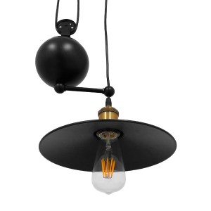 glo-01550-01550_7 GLOBOSTAR® CARILO 01550 VINTAGE ΚΡΕΜΑΣΤΟ ΦΩΤΙΣΤΙΚΟ ΑΝΑΡΤΗΣΗ ΔΙΦΩΤΟ 2 X E27 IP20 ΜΑΥΡΟ & ΧΡ