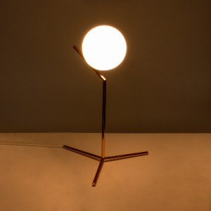 glo-01551-01551_3 GLOBOSTAR® ELFIS GOLD 01551 ΜΟΝΤΕΡΝΟ ΕΠΙΤΡΑΠΕΖΙΟ ΦΩΤΙΣΤΙΚΟ ΠΟΡΤΑΤΙΦ ΜΟΝΟΦΩΤΟ 1 X E27 ΧΡΥΣΟ