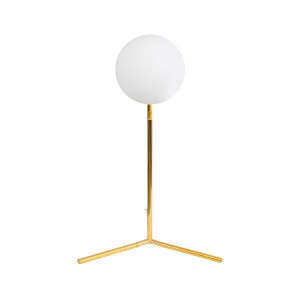 glo-01551-01551_4 GLOBOSTAR® ELFIS GOLD 01551 ΜΟΝΤΕΡΝΟ ΕΠΙΤΡΑΠΕΖΙΟ ΦΩΤΙΣΤΙΚΟ ΠΟΡΤΑΤΙΦ ΜΟΝΟΦΩΤΟ 1 X E27 ΧΡΥΣΟ