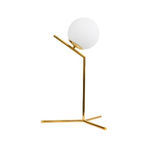 glo-01551-01551_5 GLOBOSTAR® ELFIS GOLD 01551 ΜΟΝΤΕΡΝΟ ΕΠΙΤΡΑΠΕΖΙΟ ΦΩΤΙΣΤΙΚΟ ΠΟΡΤΑΤΙΦ ΜΟΝΟΦΩΤΟ 1 X E27 ΧΡΥΣΟ