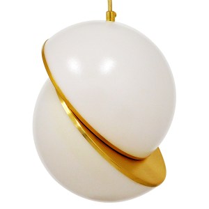 glo-01554-01554_0 GLOBOSTAR® HUDSON 01554 ΜΟΝΤΕΡΝΟ ΚΡΕΜΑΣΤΟ ΦΩΤΙΣΤΙΚΟ ΜΠΑΛΑ ΜΟΝΟΦΩΤΟ 1 X E27 IP20 ΛΕΥΚΟ ΓΥΑΛ
