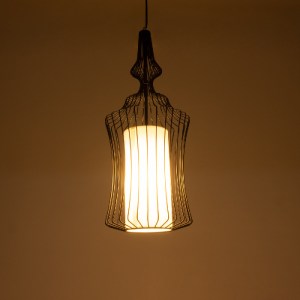 glo-01559-01559_3 GLOBOSTAR® LILY 01559 VINTAGE ΚΡΕΜΑΣΤΟ ΦΩΤΙΣΤΙΚΟ ΠΛΕΓΜΑ ΜΟΝΟΦΩΤΟ 1 X E27 IP20 ΜΑΥΡΟ ΜΕΤΑΛΛ