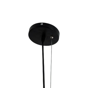 glo-01559-01559_9 GLOBOSTAR® LILY 01559 VINTAGE ΚΡΕΜΑΣΤΟ ΦΩΤΙΣΤΙΚΟ ΠΛΕΓΜΑ ΜΟΝΟΦΩΤΟ 1 X E27 IP20 ΜΑΥΡΟ ΜΕΤΑΛΛ