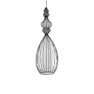 glo-01561-99ea72_01560_6 GLOBOSTAR® LILY 01561 VINTAGE ΚΡΕΜΑΣΤΟ ΦΩΤΙΣΤΙΚΟ ΠΛΕΓΜΑ ΜΟΝΟΦΩΤΟ 1 X E27 IP20 ΜΑΥΡΟ ΜΕΤΑΛΛ