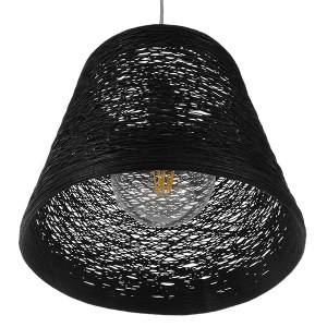 glo-01563-01563_5 GLOBOSTAR® PLAYROOM 01563 VINTAGE ΚΡΕΜΑΣΤΟ ΦΩΤΙΣΤΙΚΟ ΚΑΠΕΛΟ ΜΟΝΟΦΩΤΟ 1 X E27 IP20 ΜΑΥΡΟ RA