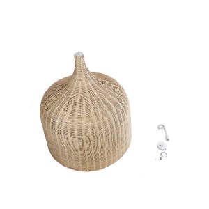 glo-01570-01570_11 GLOBOSTAR® BAHAMAS 01570 BOHO ΚΡΕΜΑΣΤΟ ΦΩΤΙΣΤΙΚΟ ΚΑΜΠΑΝΑ ΜΟΝΟΦΩΤΟ 1 X E27 IP20 ΜΠΕΖ ΞΥΛΟ -