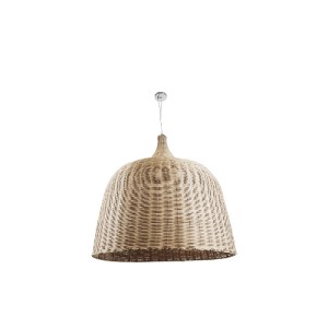 glo-01570-01570_4 GLOBOSTAR® BAHAMAS 01570 BOHO ΚΡΕΜΑΣΤΟ ΦΩΤΙΣΤΙΚΟ ΚΑΜΠΑΝΑ ΜΟΝΟΦΩΤΟ 1 X E27 IP20 ΜΠΕΖ ΞΥΛΟ -