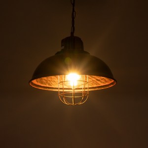 glo-01572-01572_3 GLOBOSTAR® HARROW 01572 VINTAGE ΚΡΕΜΑΣΤΟ ΦΩΤΙΣΤΙΚΟ KΑΜΠΑΝΑ ΜΟΝΟΦΩΤΟ 1 X E27 IP20 ΧΑΛΚΙΝΟ Μ