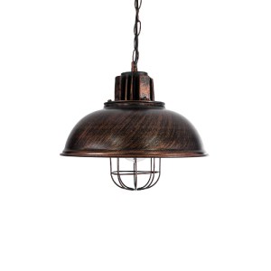glo-01572-01572_5 GLOBOSTAR® HARROW 01572 VINTAGE ΚΡΕΜΑΣΤΟ ΦΩΤΙΣΤΙΚΟ KΑΜΠΑΝΑ ΜΟΝΟΦΩΤΟ 1 X E27 IP20 ΧΑΛΚΙΝΟ Μ