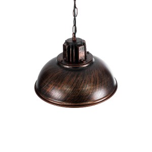 glo-01572-01572_7 GLOBOSTAR® HARROW 01572 VINTAGE ΚΡΕΜΑΣΤΟ ΦΩΤΙΣΤΙΚΟ KΑΜΠΑΝΑ ΜΟΝΟΦΩΤΟ 1 X E27 IP20 ΧΑΛΚΙΝΟ Μ