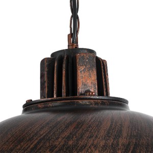 glo-01572-01572_9 GLOBOSTAR® HARROW 01572 VINTAGE ΚΡΕΜΑΣΤΟ ΦΩΤΙΣΤΙΚΟ KΑΜΠΑΝΑ ΜΟΝΟΦΩΤΟ 1 X E27 IP20 ΧΑΛΚΙΝΟ Μ