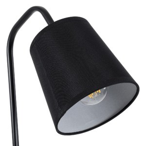 glo-01573-01573_6 GLOBOSTAR® BARNABY 01573 ΜΟΝΤΕΡΝΟ ΕΠΙΤΡΑΠΕΖΙΟ ΦΩΤΙΣΤΙΚΟ ΠΟΡΤΑΤΙΦ ΜΟΝΟΦΩΤΟ 1 X E27 ΜΑΥΡΟ ΜΕ