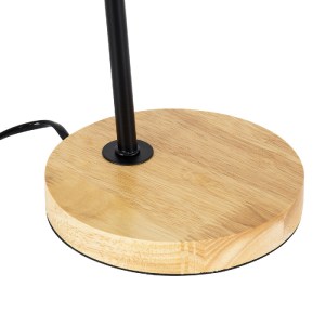 glo-01573-01573_7 GLOBOSTAR® BARNABY 01573 ΜΟΝΤΕΡΝΟ ΕΠΙΤΡΑΠΕΖΙΟ ΦΩΤΙΣΤΙΚΟ ΠΟΡΤΑΤΙΦ ΜΟΝΟΦΩΤΟ 1 X E27 ΜΑΥΡΟ ΜΕ
