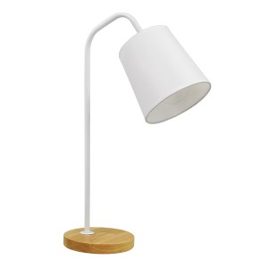 glo-01574-01574_0 GLOBOSTAR® BARNABY 01574 ΜΟΝΤΕΡΝΟ ΕΠΙΤΡΑΠΕΖΙΟ ΦΩΤΙΣΤΙΚΟ ΠΟΡΤΑΤΙΦ ΜΟΝΟΦΩΤΟ ΛΕΥΚΟ ΜΕΤΑΛΛΙΚΟ 