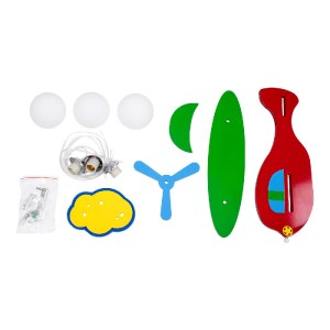 glo-01575-01575_13 GLOBOSTAR® AIRPLANE 01575 ΠΑΙΔΙΚΟ ΚΡΕΜΑΣΤΟ ΦΩΤΙΣΤΙΚΟ ΦΙΓΟΥΡΑ ΤΡΙΦΩΤΟ 3 X E27 IP20 ΠΟΛΥΧΡΩΜ