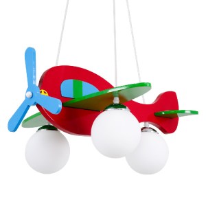 glo-01575-01575_6 GLOBOSTAR® AIRPLANE 01575 ΠΑΙΔΙΚΟ ΚΡΕΜΑΣΤΟ ΦΩΤΙΣΤΙΚΟ ΦΙΓΟΥΡΑ ΤΡΙΦΩΤΟ 3 X E27 IP20 ΠΟΛΥΧΡΩΜ