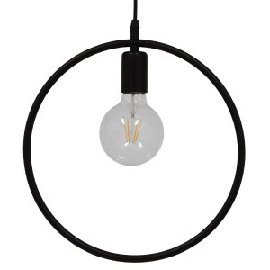 glo-01578-01578_4 GLOBOSTAR® OMICRON 01578 ΜΟΝΤΕΡΝΟ ΚΡΕΜΑΣΤΟ ΦΩΤΙΣΤΙΚΟ ΑΝΑΡΤΗΣΗ ΜΟΝΟΦΩΤΟ 1 X E27 IP20 ΜΑΥΡΟ 