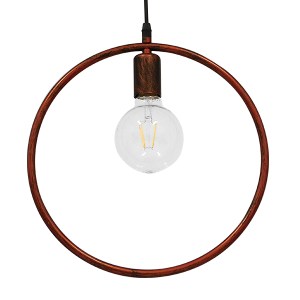 glo-01579-01579_0 GLOBOSTAR® OMICRON 01579 ΜΟΝΤΕΡΝΟ ΚΡΕΜΑΣΤΟ ΦΩΤΙΣΤΙΚΟ ΑΝΑΡΤΗΣΗ ΜΟΝΟΦΩΤΟ 1 X E27 IP20 ΧΑΛΚΙΝ
