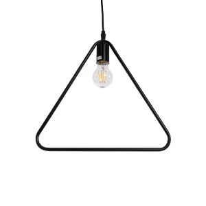 glo-01580-01580_6 GLOBOSTAR® DELTA 01580 ΜΟΝΤΕΡΝΟ ΚΡΕΜΑΣΤΟ ΦΩΤΙΣΤΙΚΟ ΑΝΑΡΤΗΣΗ ΜΟΝΟΦΩΤΟ 1 X E27 IP20 ΜΑΥΡΟ ΜΕ