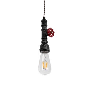 glo-01583-01583_6 GLOBOSTAR® SPIGOT 01583 VINTAGE ΚΡΕΜΑΣΤΟ ΦΩΤΙΣΤΙΚΟ ΑΝΑΡΤΗΣΗ ΜΟΝΟΦΩΤΟ 1 X E27 IP20 ΑΣΗΜΙ & 
