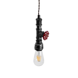 glo-01583-01583_7 GLOBOSTAR® SPIGOT 01583 VINTAGE ΚΡΕΜΑΣΤΟ ΦΩΤΙΣΤΙΚΟ ΑΝΑΡΤΗΣΗ ΜΟΝΟΦΩΤΟ 1 X E27 IP20 ΑΣΗΜΙ & 