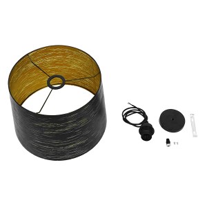 glo-01584-01584_10 GLOBOSTAR® ACCADEMIA 01584 ΜΟΝΤΕΡΝΟ ΚΡΕΜΑΣΤΟ ΦΩΤΙΣΤΙΚΟ ΚΑΠΕΛΟ ΜΟΝΟΦΩΤΟ 1 X E27 IP20 ΜΑΥΡΟ 