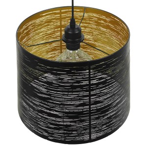 glo-01584-01584_5 GLOBOSTAR® ACCADEMIA 01584 ΜΟΝΤΕΡΝΟ ΚΡΕΜΑΣΤΟ ΦΩΤΙΣΤΙΚΟ ΚΑΠΕΛΟ ΜΟΝΟΦΩΤΟ 1 X E27 IP20 ΜΑΥΡΟ 
