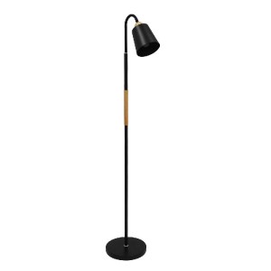 glo-01585-01585_00 GLOBOSTAR® RIBBON 01585 ΜΟΝΤΕΡΝΟ ΕΠΙΔΑΠΕΔΙΟ ΦΩΤΙΣΤΙΚΟ ΜΟΝΟΦΩΤΟ 1 X E27 IP20 ΜΑΥΡΟ ΜΕΤΑΛΛΟ 