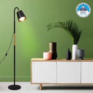 glo-01585-01585_2 GLOBOSTAR® RIBBON 01585 ΜΟΝΤΕΡΝΟ ΕΠΙΔΑΠΕΔΙΟ ΦΩΤΙΣΤΙΚΟ ΜΟΝΟΦΩΤΟ 1 X E27 IP20 ΜΑΥΡΟ ΜΕΤΑΛΛΟ 
