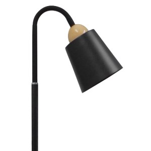 glo-01585-01585_6 GLOBOSTAR® RIBBON 01585 ΜΟΝΤΕΡΝΟ ΕΠΙΔΑΠΕΔΙΟ ΦΩΤΙΣΤΙΚΟ ΜΟΝΟΦΩΤΟ 1 X E27 IP20 ΜΑΥΡΟ ΜΕΤΑΛΛΟ 