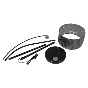 glo-01587-01587_10 GLOBOSTAR® IMPERIAL 01587 ΜΟΝΤΕΡΝΟ ΕΠΙΔΑΠΕΔΙΟ ΦΩΤΙΣΤΙΚΟ ΜΟΝΟΦΩΤΟ 1 X E27 IP20 ΜΑΥΡΟ ΜΕΤΑΛΛ