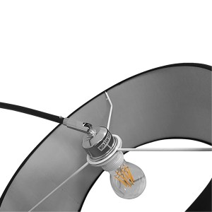 glo-01587-01587_9 GLOBOSTAR® IMPERIAL 01587 ΜΟΝΤΕΡΝΟ ΕΠΙΔΑΠΕΔΙΟ ΦΩΤΙΣΤΙΚΟ ΜΟΝΟΦΩΤΟ 1 X E27 IP20 ΜΑΥΡΟ ΜΕΤΑΛΛ