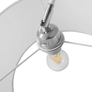 glo-01588-01588_9 GLOBOSTAR® IMPERIAL 01588 ΜΟΝΤΕΡΝΟ ΕΠΙΔΑΠΕΔΙΟ ΦΩΤΙΣΤΙΚΟ ΜΟΝΟΦΩΤΟ 1 X E27 IP20 ΛΕΥΚΟ ΜΕΤΑΛΛ